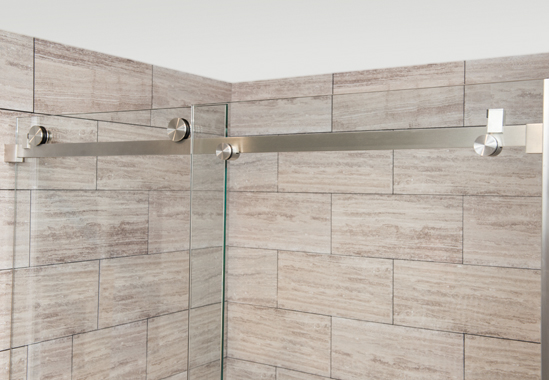 Glazen schuifdeuren (douche) Witte Ladder Badkamer ~ Glazen schuifdeuren (douche)