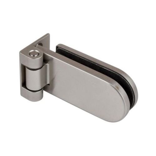 13200-PS glas/wand 90° enkelwerkend scharnier - Aluminium geanodiseerd 