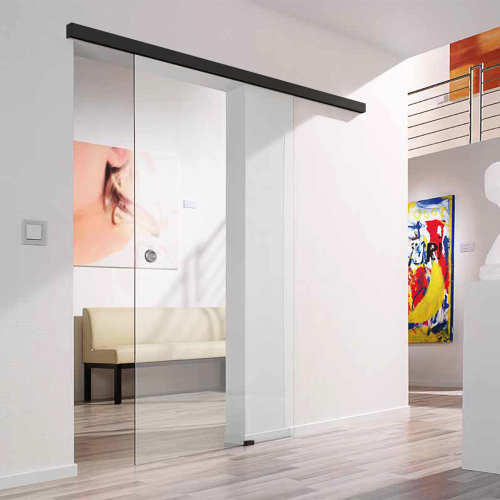 Schuifrail B slide 50 wandmontage - Zwart