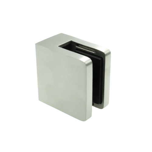 Balustrade glasklem RVS 316 - 45 x 45 - 6mm t/m 12,76mm