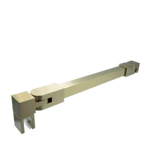 Stabilisatiestang set vierkant glas/wand 500 mm - Goud