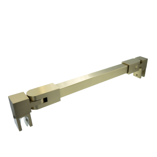 Stabilisatiestang set vierkant glas/glas 500 mm - Goud