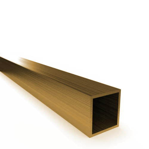 Stabilisatiestang vierkant losse stang - 500 mm - Goud
