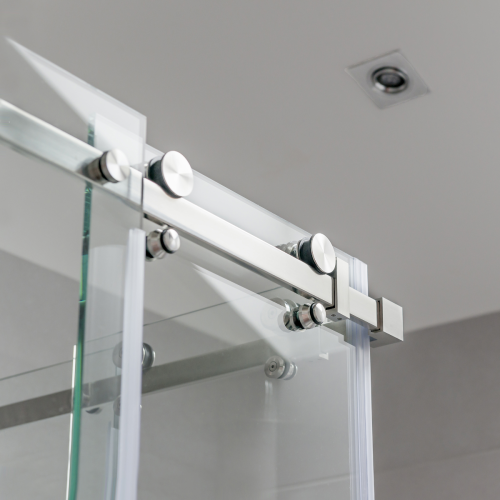 Premium Slide SH schuifdeurbeslag hoekdouche met dorpel - voor 2 deuren