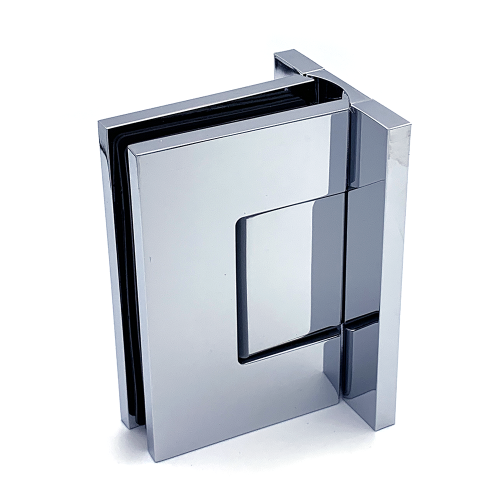 Porto Premium glas/wand 90° tweezijdig- Glans Chroom