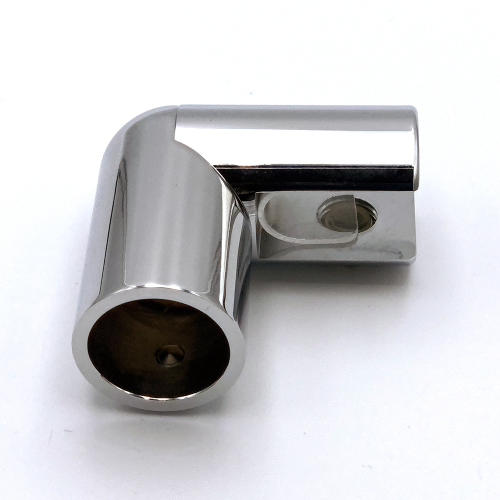 Glasbevestiging voor stabilisatiestang rond 8-10mm - Chroom