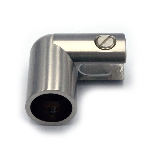 Glasbevestiging voor stabilisatiestang rond 8-10mm - RVS