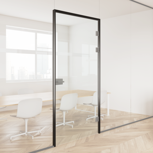 Deurkozijn XL voor glas 2,4m² Zwart