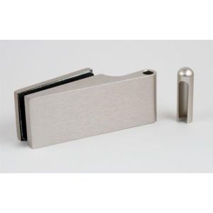 13160-PS glas/wand 90° enkelwerkend scharnier - RVS