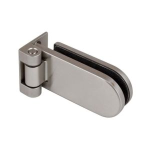 13200-PS glas/wand 90° enkelwerkend scharnier - Aluminium geanodiseerd 