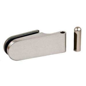 13260-PS glas/wand 90° enkelwerkend scharnier - RVS