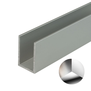 Aluminium U-profiel 30x20x30x2
