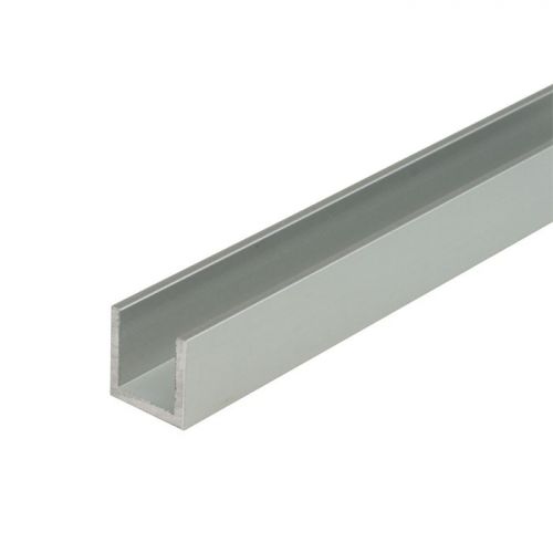 Aluminium U-profiel 15x15x15x2 - Chroom