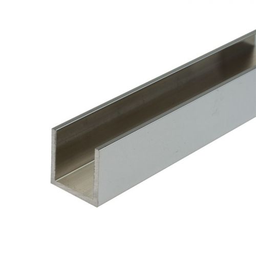 Aluminium U-profiel 20x20x20x2 - Chroom