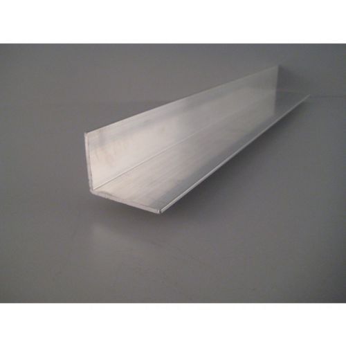 Brute aluminium hoeklijn 30 x 40 voor afdichting kopse kant van het glas