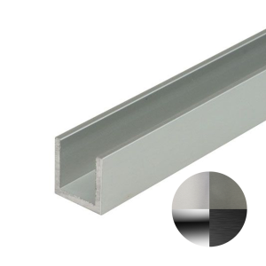 U-profiel 15 x 15 x 15 x 1,5 mm - 2500 mm
