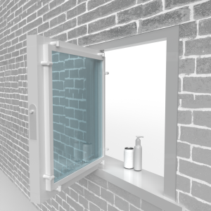 Aluminium voorzetraam 4 mm