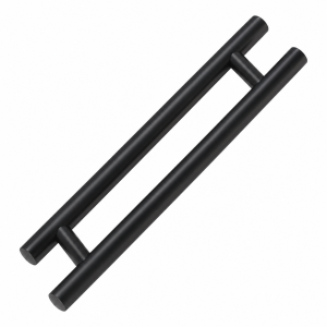 Dubbele T-greep 500x300x19 mm - Mat zwart
