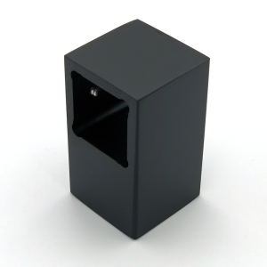 T-adapter voor stabilisatiestang vierkant - Zwart