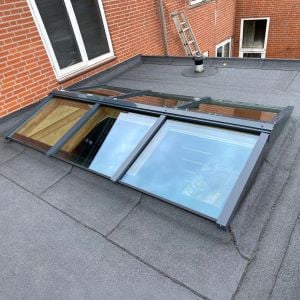 Zelfbouw zadeldak lichtstraat vaste maat 8 vaks - 4610x1600mm