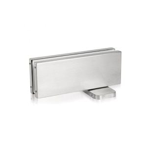zelfsluitende hydraulische vloerveer voor een glasdeur