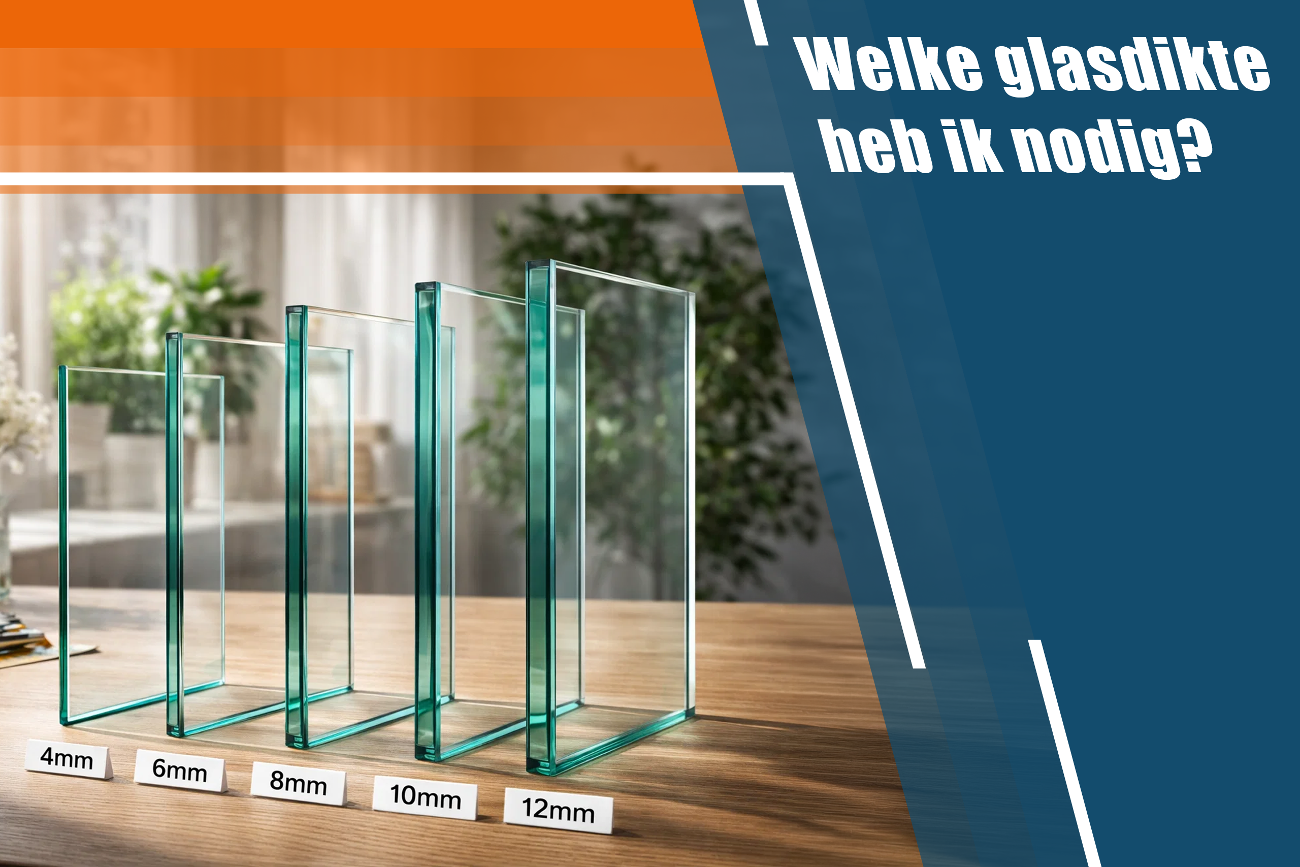 Welke glasdikte heb ik nodig?