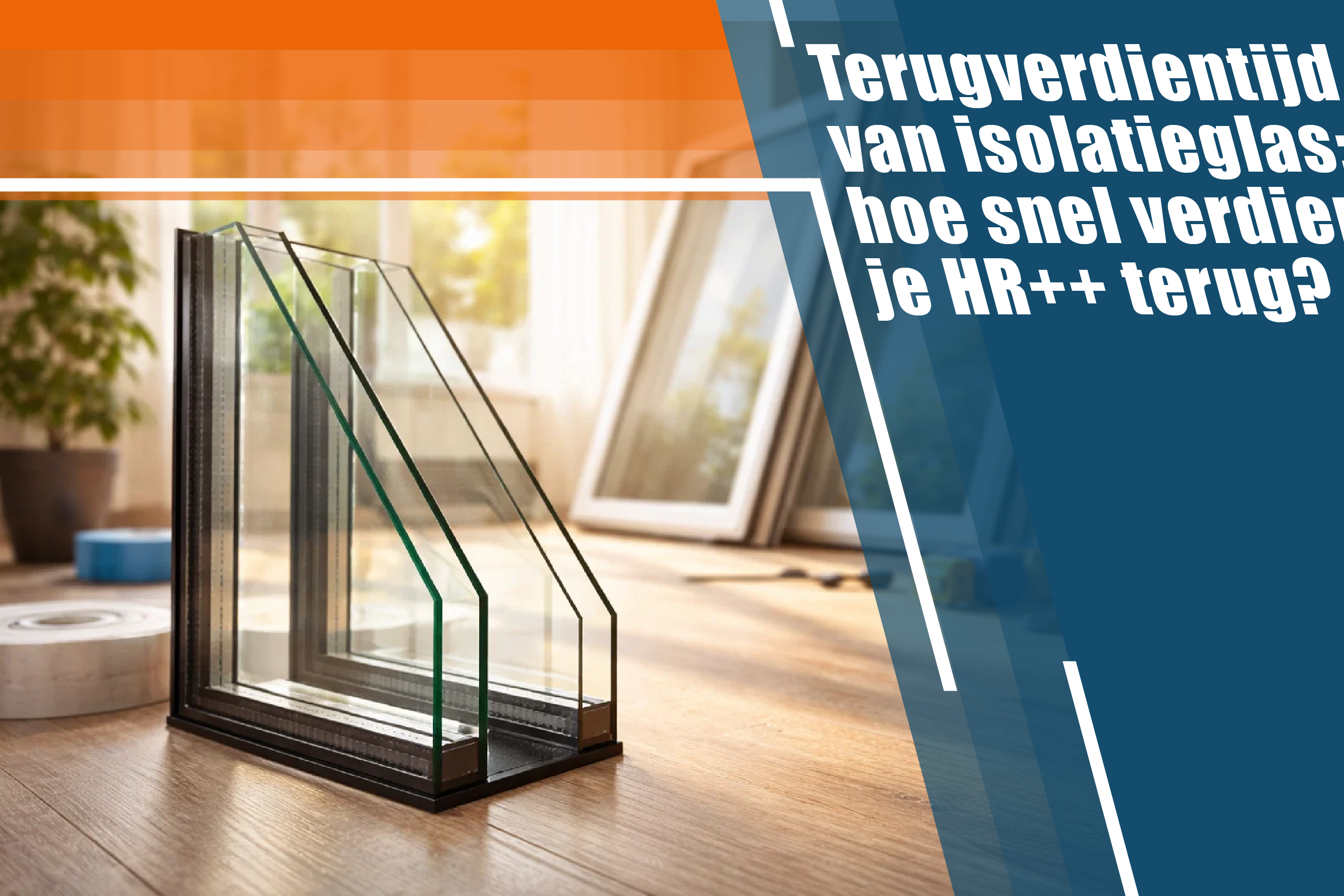 Terugverdientijd van isolatieglas: hoe snel verdien je HR++ terug?