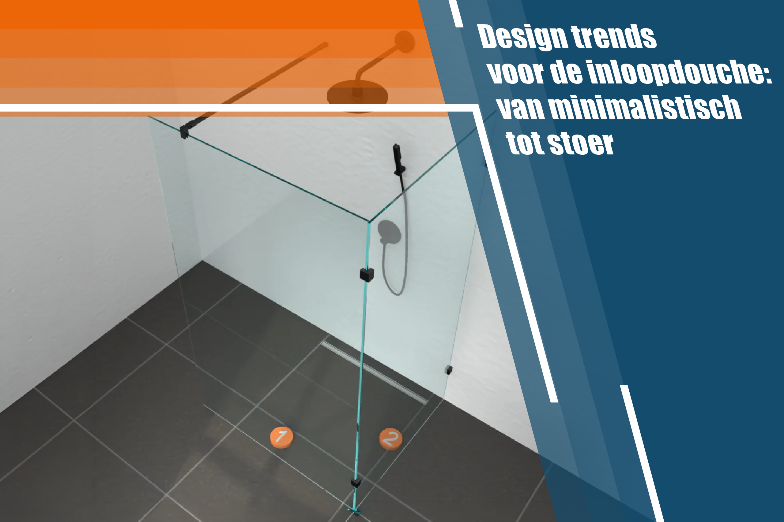 Design trends voor de inloopdouche: van minimalistisch tot stoer