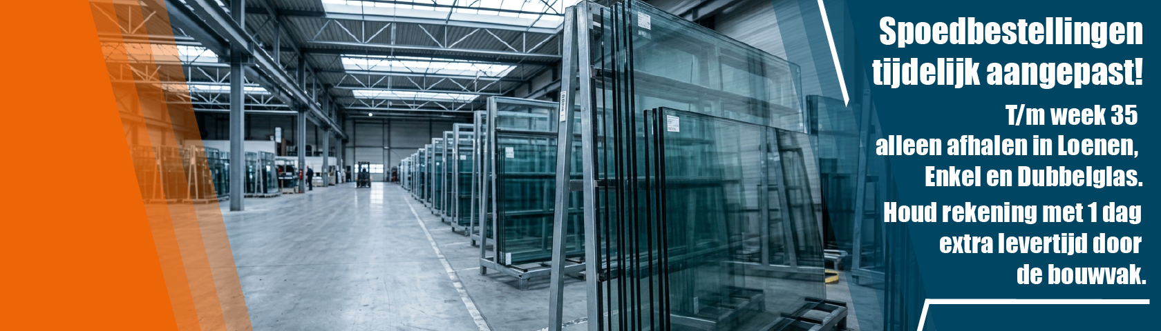 Spoedglas op maat – direct af te halen bij Glasdiscount in Eindhoven, Ede, Nieuwegein, en Helmond