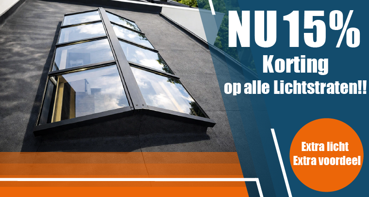15% korting op lichtstraten