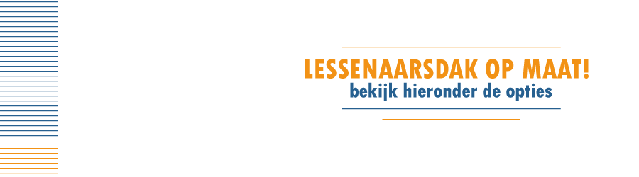 Lichtstraat lessenaarsdak op maat Lichtstraat lessenaarsdak op maat