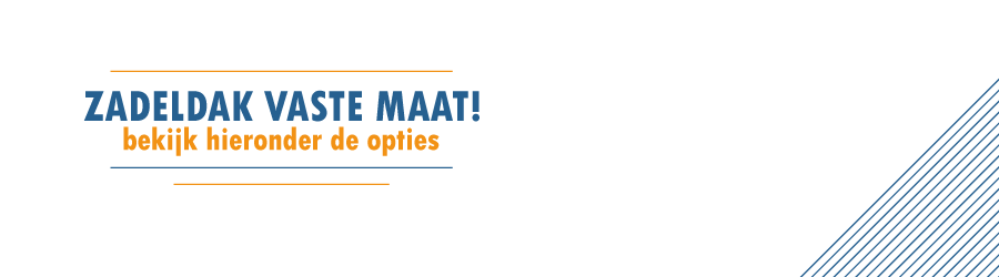 Lichtstraat zadeldak vaste maat Lichtstraat zadeldak vaste maat