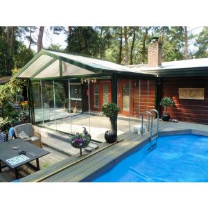 Glazen schuifwand voor veranda | Glasdiscount